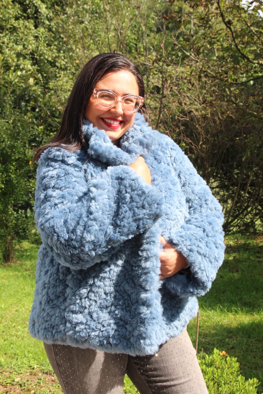 Pelliccia avio corta