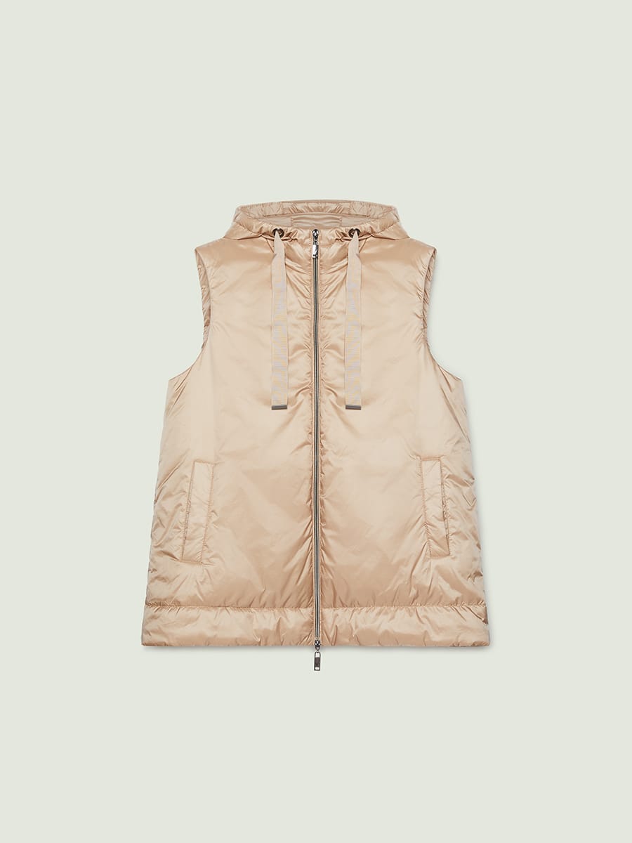 Gilet imbottito beige