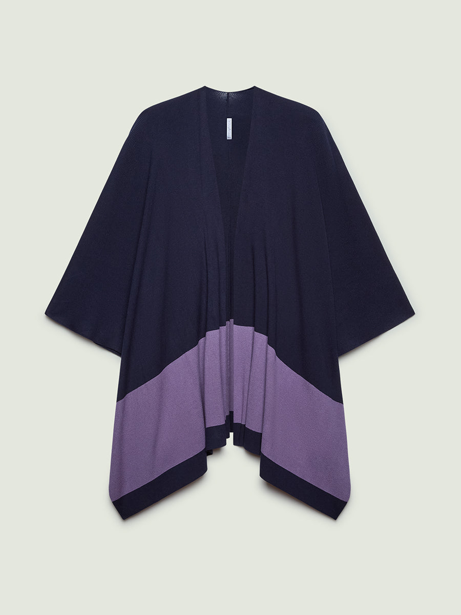 Mantella di maglia di viscosa