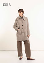 Carica l&#39;immagine nel visualizzatore di Gallery, Giacca lana cotta grigio con collo in maglia
