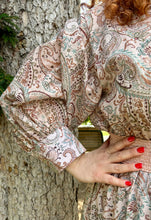 Carica l&#39;immagine nel visualizzatore di Gallery, Abito Curvy lungo cotone fantasia cashemere.
