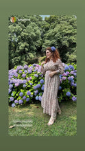 Carica l&#39;immagine nel visualizzatore di Gallery, Abito Curvy lungo cotone fantasia cashemere.
