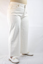 Carica l'immagine nel visualizzatore di Gallery, Jeans wide avorio
