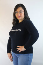 Carica l'immagine nel visualizzatore di Gallery, Maglia cotone blu con ricamo Saint Tropez
